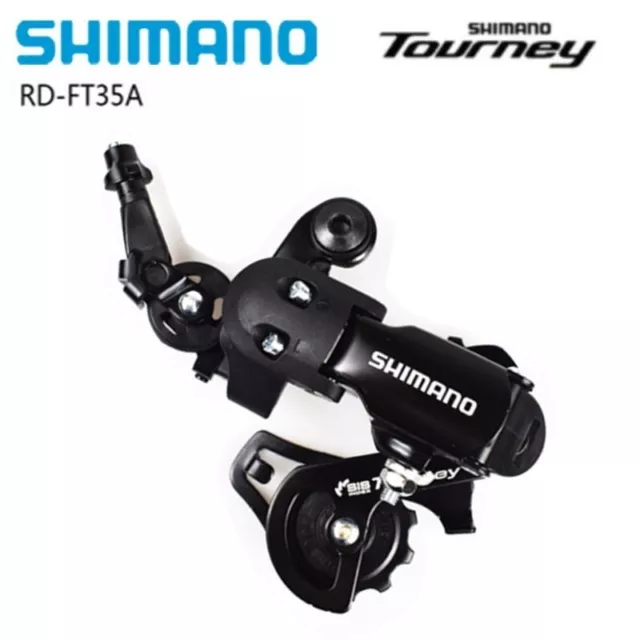 Shimano Tourney RD-FT35 6 7 Speed Rear Derailleur Black Short Cage Road Bike