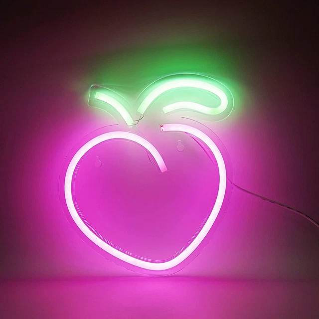 Large Size LED Neon Light Sign Back Panel USB Switch Wall Art Decor Party Decor