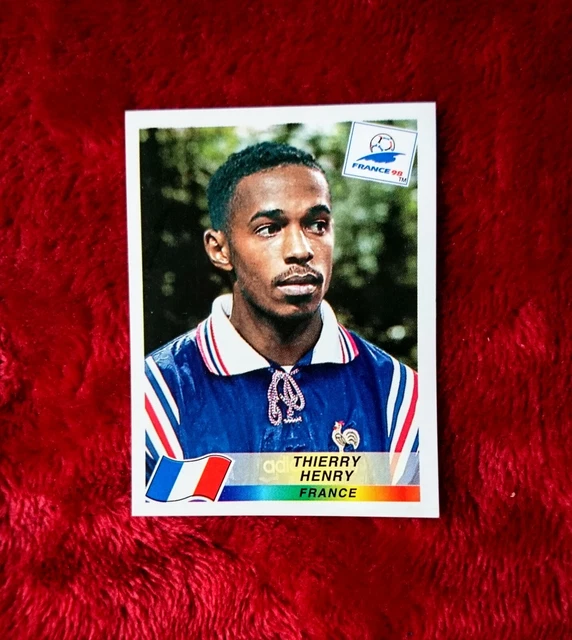 Sticker Thierry Henry – Équipe De France 98 – Recrue – Coupe Du Monde – Nr Mint