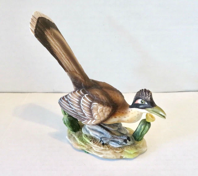 Vintage Lefton "Road Runner" Hand Painted Porcelain Figurine 1986