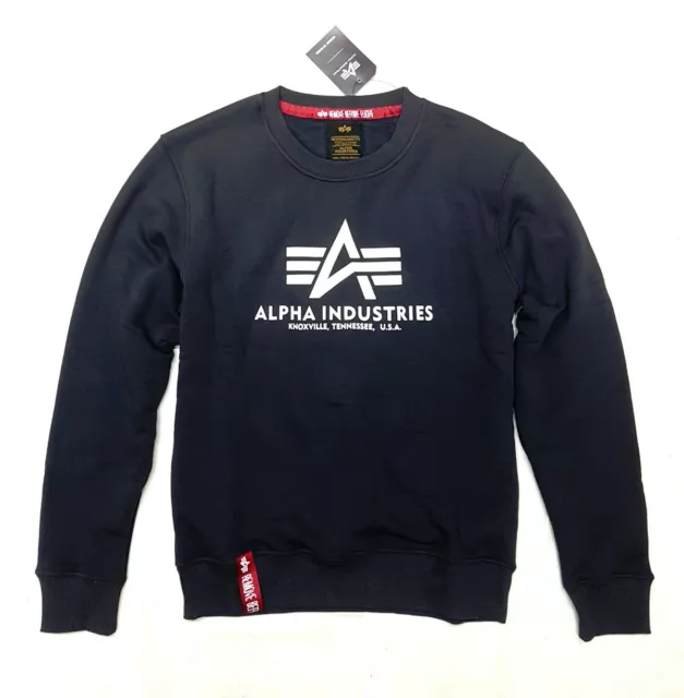 Ausverkauf Reduziert Alpha Industries Basic Sweatshirt Herren Pullover Pulli M