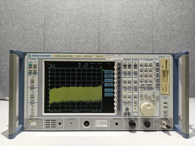 Rohde & Schwarz FSIQ26, Signal Analyzer 20 Hz to 26.5 GHz
