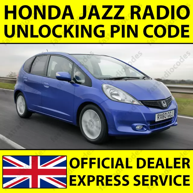 ✅Honda Jazz Car Radio Navigation Unlocking Pin Code For All Models✅