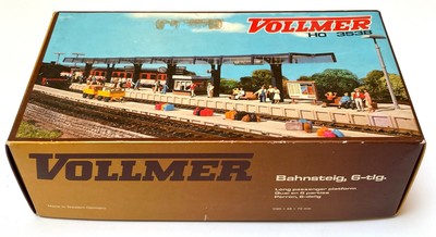 Vollmer HO 3538 Bahnsteig 6-tlg long quai de gare NEUF mais boîte ouverte 