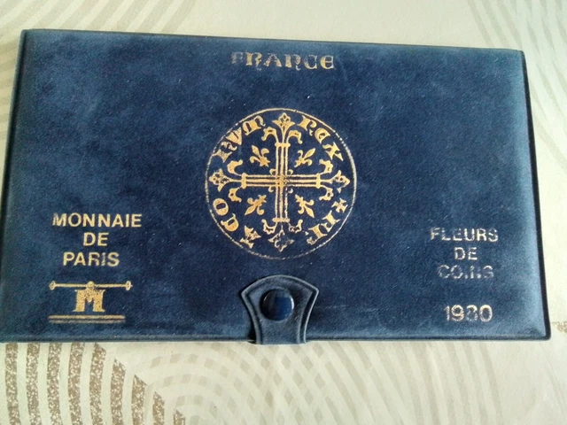 France COFFRET Monnaie de Paris Fleurs de coins 1980, très bel état
