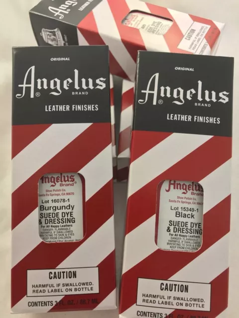 Angelus Suede Dye & Dressing for suede shoes,boots & bags 88.72ml