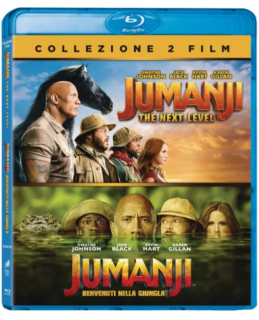  Jumanji (1995) / Jumanji: Welcome to the Jungle - Set / Jumanji:  The Next Level - Set : Black, Jack, Johnson, Dwayne, Gillan, Karen, Iseman,  Madison, Pyle, Missi, Hart, Kevin, Williams