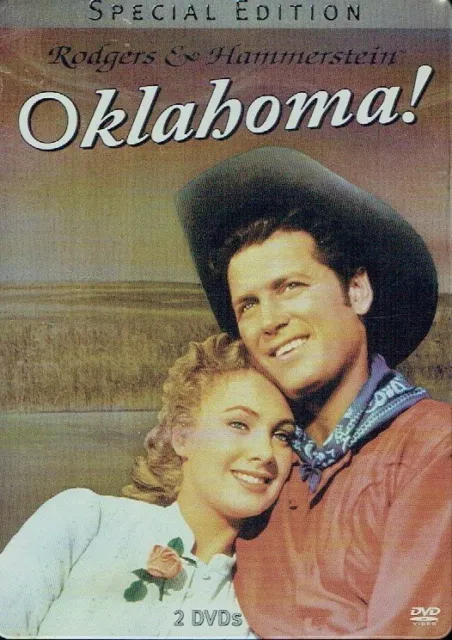 Gordon McRae Rod Steiger Special Edition 2 DVD Oklahoma Musical in Blechdose