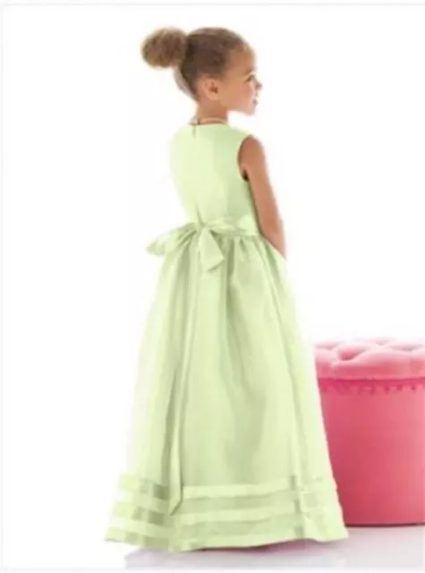 Dessy 4023...Flower Girl / Special Occasion Dress....Honeydew...Size 6..NWT 2