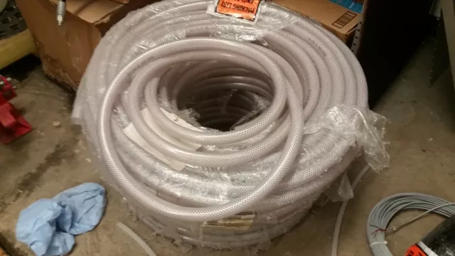 1" Flexible Industrial PVC Tubing Heavy Duty UV Chemical Resistant Hose. 300'