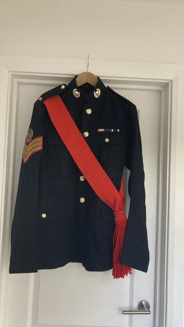BRITISH ROYAL MARINES Colour Sergeant Ceremonial Dress Uniform £22.00 ...