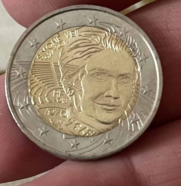 pièce de 2 euros rare simone veil