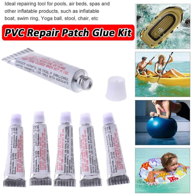 1/5/10/20Pcs Swimming Pool Hot Tub Vinyl Maintenance Repair Patch Glue Kit