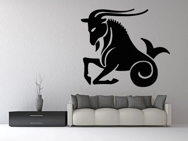 Wall Room Decor Art Vinyl Sticker Mural Decal Zodiac Signs Capricorn VY423