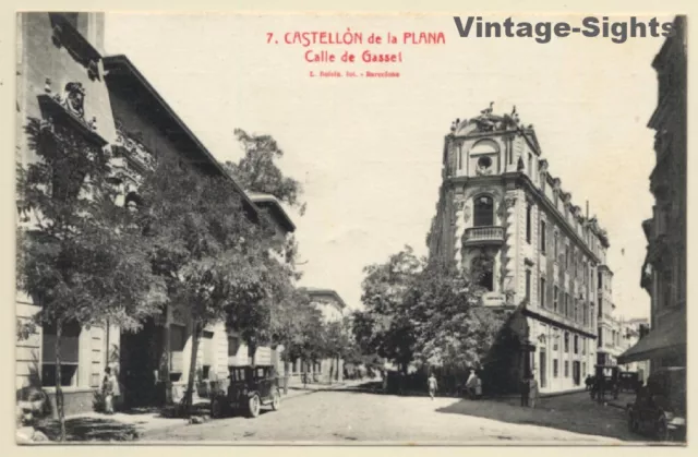 Castellón de la Plana / Spain: Calle de Gasset (Vintage PC 1932)