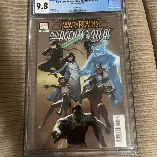War Of The Realms: New Agents Of Atlas #1 1:25 Park Variant Cover CGC 9.8