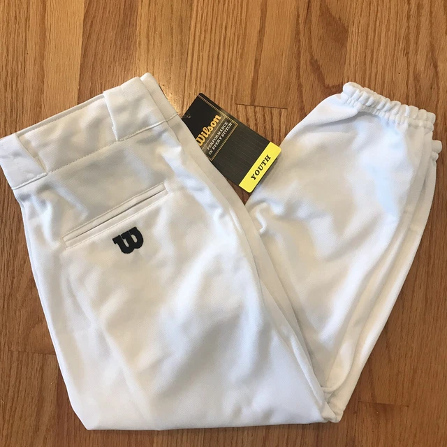 2 Paires Pantalons Baseball Wilson Blancs – Jeunes Taille L – Neufs