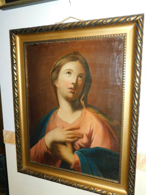 Gemälde Heilige Maria Madonna wohl um 1780!