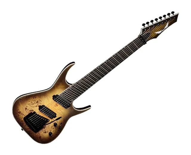 Dean Exile Select 8-strings Multiscale Kahler tremolo SNBB with HQ Hard Case