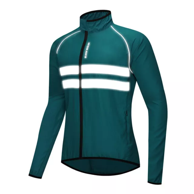 Chaqueta De Ciclismo Carretera MTB Bicicleta Lluvia De Secado Rápido Cortaviento