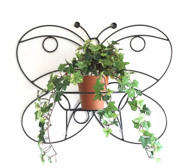 Wandtopfhalter KW48 Mariposa 50cm Florero Soporte de Pared Sostenedor Pote Flor