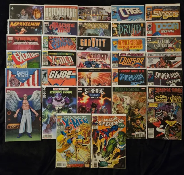 Marvel Comics Lot: Various Titles, Thirty Two Issues