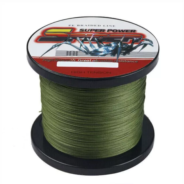 Armée Vert Dorisea Tressé Pêche Ligne 100m-2000m 6LB-300LB Braided Fishing Line