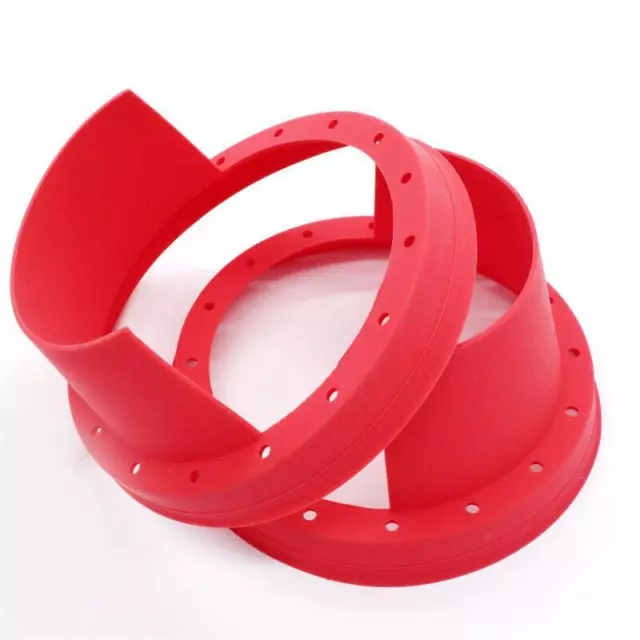 2×6.5" Car Speakers Silicone Waterproof Mount Bracket Holder Spacer Ring Adapter