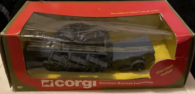 Corgi 907 German Hanomag SDKFZ 251/1 Semi-Track Rocket Launcher (No Rockets) Corgi 907 German Hanomag SDKFZ 251/1 Semi-Track Rocket Launcher (No Rockets)