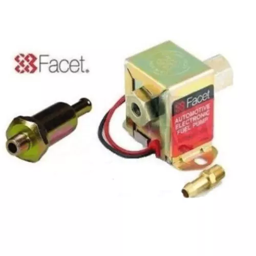 FACET 40107 SSD Cube Pompe à Carburant 7 - 10 Psi + 8mm Union + Filtre