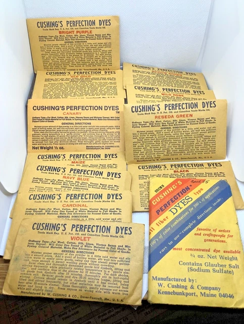 Asst. Tintes Cushing's Perfection - Tu elección de 4 colores