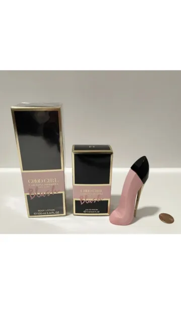 2 pc Carolina Herrera Good Girl BLUSH Eau de Parfum 0.24 oz 7mL + Lotion 3.4oz