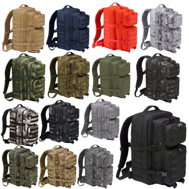 Mochila Brandit US Cooper bolsa mochila de senderismo BW Army 25L/40L Molle Tactical