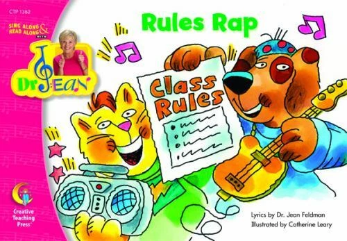 RULES RAP, SING Along &amp; Read Along with Dr. Jean [ Dr. Jean Feldman ] Used £3.72 - PicClick UK