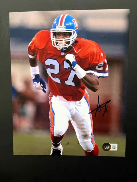 Steve Atwater Hot! autographed signed Broncos HOF 8x10 photo Beckett BAS coa