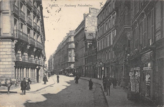 CPA 75 PARIS 9e FAUBOURG POISSONNIERE