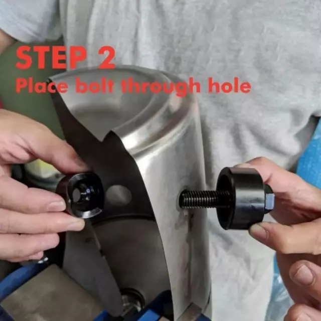 Perforateur de tôle, ouvre-trou facile à utiliser pour plaque d'acier