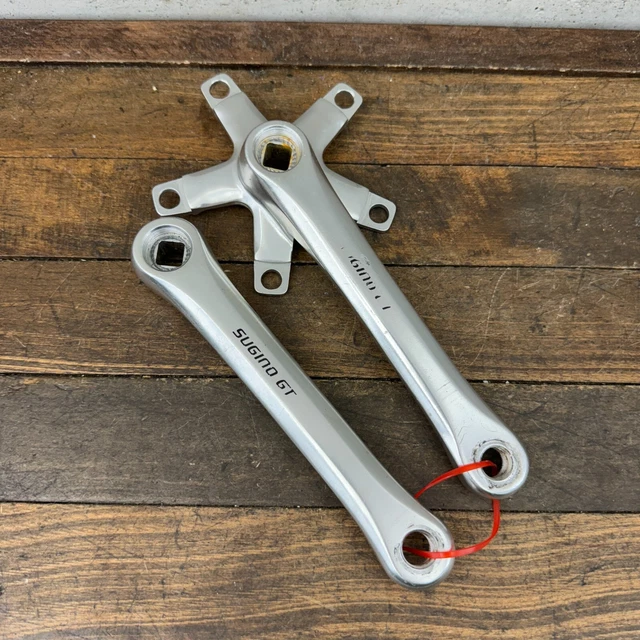 Jeu De Manivelles BMX Fuji Vintage 170mm 5 Bras 110BCD - Compatible Sugino, Forgé, Occasion Bon état