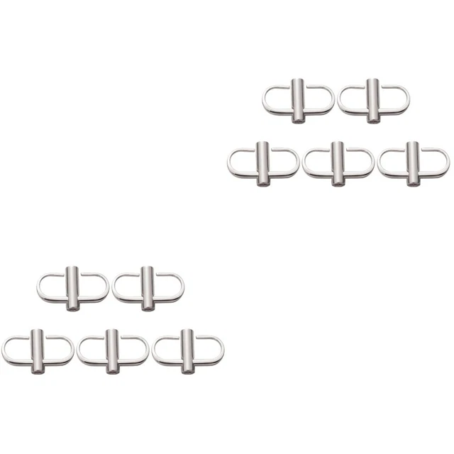 10 Pcs Pin Webbing Slider Pocketbooks Bag Chain Adjustment Buckle
