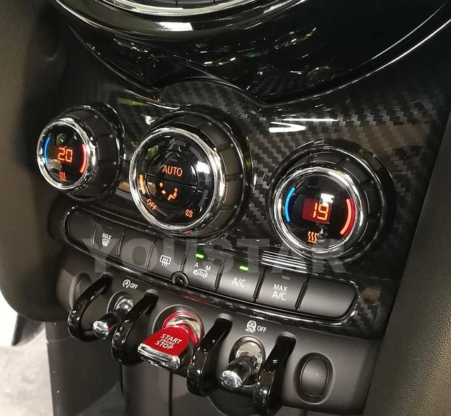 US STOCK CARBON LOOK Center Dashboad Console Cover for MINI Cooper F55 ...
