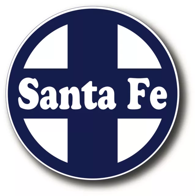 Santa Fe Vintage Railroad Railway Car Window Decal Bumper Vinyl Sticker