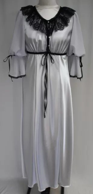 Blue Polyester Nightdress and Negligee Set by Jane Woolrich