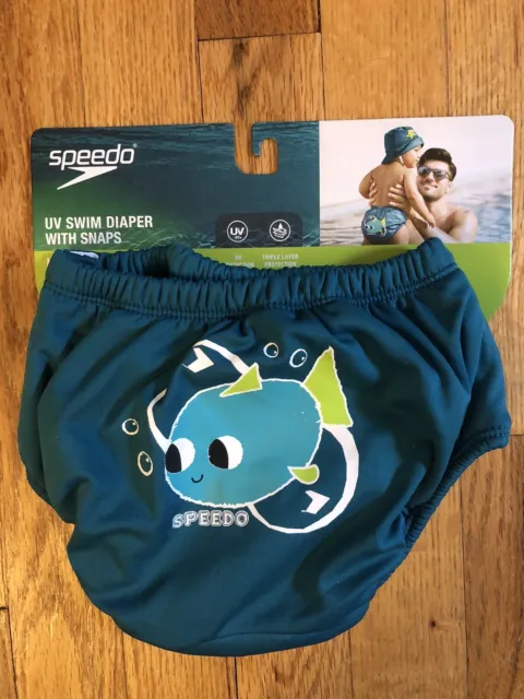 Speedo UV Swim Diaper With Snaps Large-18 Months-NWT