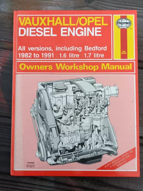 Vauxhall / Opel Diesel Engine 1982-1991 Haynes Owners Workshop Manual 1222.