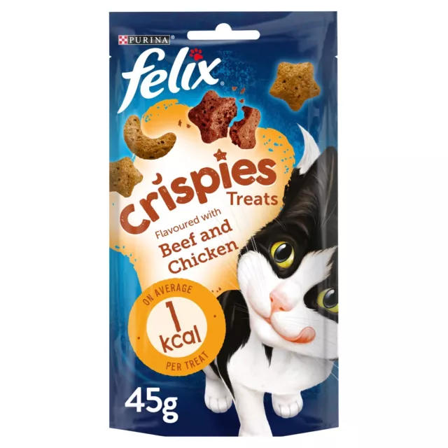 Felix Soufflé Bœuf Et Poulet Chat Friandise 8 X 45g