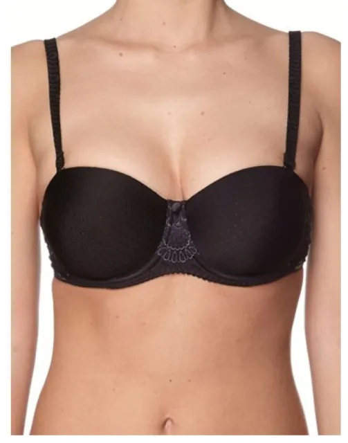 Reggiseno a Balconcino - Triumph - Nero-  Tg IT 2C/EU 75C/UK 34C - NUOVO -