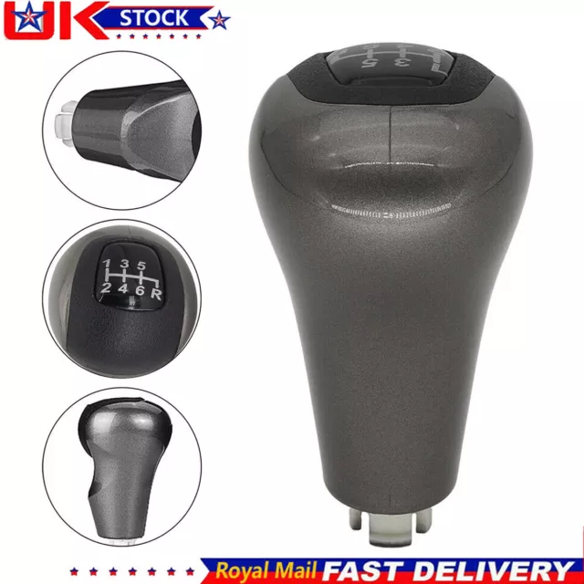 #6 Speed Manual Gear Stick Shift Knob Shifter For Honda Civic Black LX 2006~2011