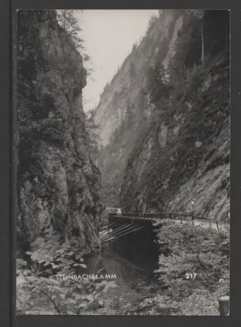 0169 Ansichtskarte Niederösterreich Steinbachklamm GÖSTLING