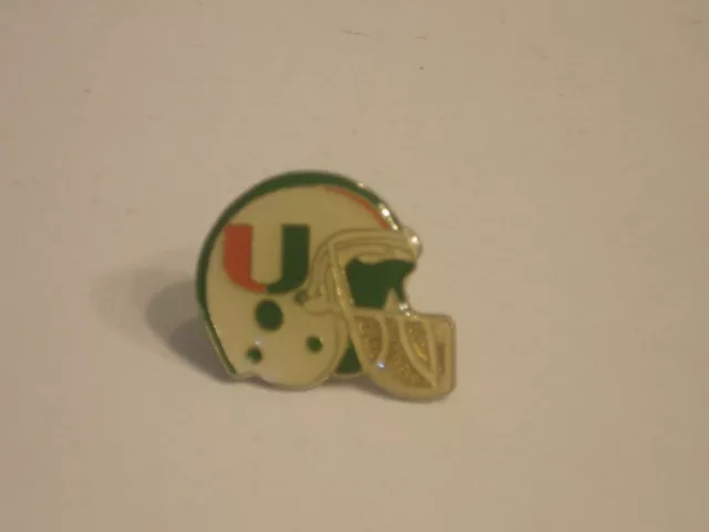 Lot 30 Miami Hurricans Collage American Football Pin Badge - See Details