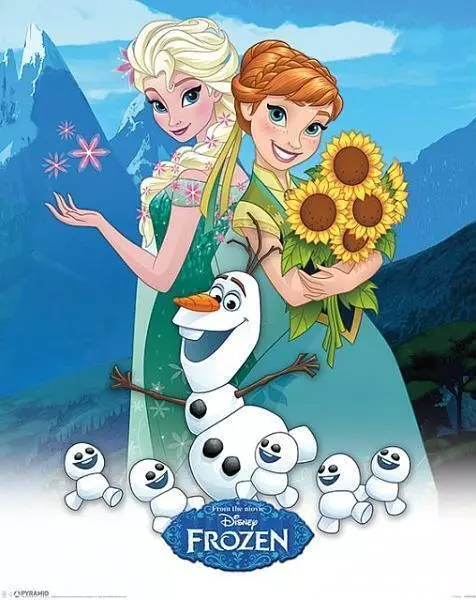 Frozen Fever - Mini Poster 40cm x 50cm nuevo y sellado